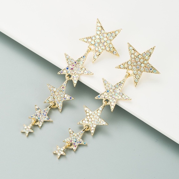 Starlight dangle earrings - Picture 1 of 2